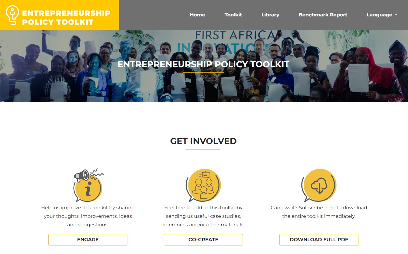 Entrepreneurship Policy Toolkit